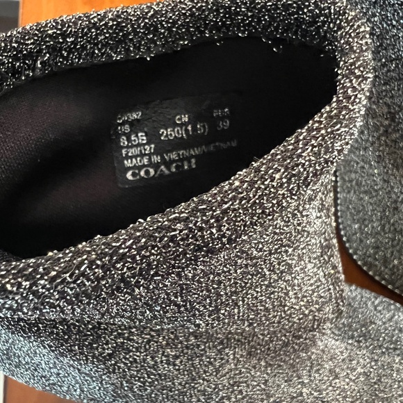 Coach pointed toe sparkly booties - Picture 1 of 2